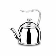 Korkmaz Droppa High-End Stainless Steel Induction-Ready Teapot with Tri-Ply Enca - £68.39 GBP