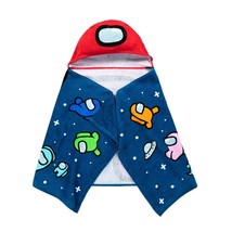 Among Us Kids Soft Hooded Gaming Character Bath Towel, 22&quot; X 51&quot; - $273.10 MXN
