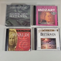 Classical Music CD Lot Beethoven Ludwig Mozart and Antonio Vivaldi - £10.99 GBP