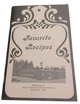 Favorite Recipes Employees of Dept. of Social Health Services Bremerton WA 1990s - £10.33 GBP