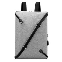 Fashion USB Backpack Men&#39;s Casual Bag Shaped Backpack Computer Bag Travel Bag - £26.29 GBP