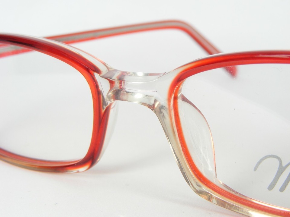 Max. SIEGEL OPTIK AURA 600 LIGHT BURGUNDY /CLEAR EYEGLASSES GLASSES 51-16-140mm Item image 5