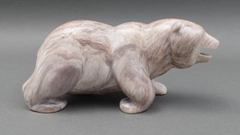 Chivly Chupack Juneau Alaska Native Inuit Art Carved Stone Polar Bear Sc... - $570.99