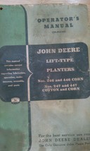 JOHN DEERE OM-B44-856 OPERATOR&#39;S MANUAL,LIFT TYPE PLANTERS - £15.92 GBP