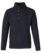 Men&#39;s Funnel Neck Military Sweater - £76.47 GBP