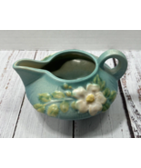 1940&#39;s Roseville White Rose Creamer MCM Mid Century Modern - £23.50 GBP