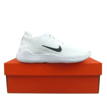 Nike Free RN 2018 Running Shoes Mens Size 12 White Black NEW 942836-100 - £50.92 GBP