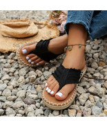Giselle Women’s Espadrille Platform  Thong Flip Flogs Flat Sandals - $474.22 MXN