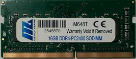 Memorybank Technology 16GB DDR4 2400MHz PC4-19200 SODIMM Sodimm Laptop Memory - £51.23 GBP