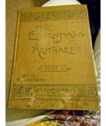 THE ESSENTIALS OF ARITHMETIC BOOK II 1895 With Answers LEACH SHEWELL SAN... - £16.76 GBP