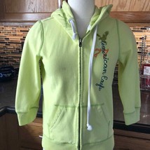 Aeropostale lime yellow hoodie sweatshirt jacket - $8.94