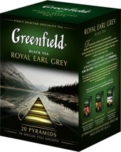 Greenfield Black Tea Royal Earl Grey Sealed Box Of 20 Pyramids Us Seller Import - £5.44 GBP