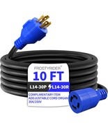 4 Prong 30 Amp 10 Foot Generator Extension Cord, Nema, Etl Listed - $44.93