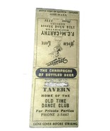 Jack&#39;s Tavern MILLER HIGH LIFE F C McCarthy Dist Kenosha WI 1930&#39;s Match... - £2.27 GBP