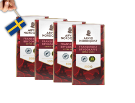 4 Arvid Nordquist Franskrost – 500g (17.6 oz) –Intense Swedish Dark Roas... - $52.26