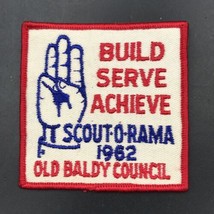 1972 Boy Scouts Old Baldy Council BSA Scout-O-Rama Build Serve Achieve Patch - £9.74 GBP
