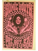 Sonic Youth Handbill Poster Very Old Austin Texas - $179.04