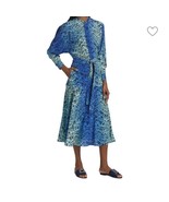 STELLA MCCARTNEY Belted Wavy Words Shirt Dress “KEEP ON SMILING” 100% Si... - $148.49