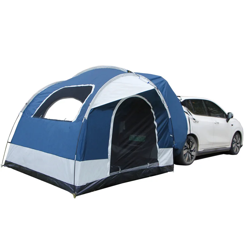 Car Rear Tent 3-4Persons Outdoor Camping Hiking Sunshade Waterproof Road Trip - £200.63 GBP+