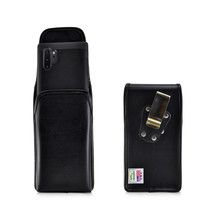 Galaxy Note 10+ Plus Vertical Holster Leather Pouch with Rotating Belt Clip - £30.01 GBP