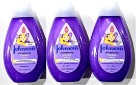 (3 Ct) JOHNSON &amp; JOHNSON Strengthening Tear-Free Kids&#39; Shampoo, Vitamin ... - £26.47 GBP