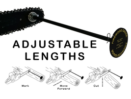 Adjustable Firewood Gauge: Original Magnetic Firewood Measuring Chainsaw... - £39.46 GBP