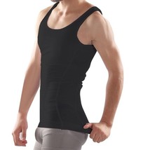 Compression &amp; Body Support Men&#39;s XL Undershirt Black - BeautyCo - £14.20 GBP