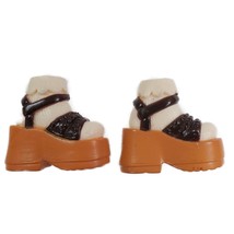 2002 Barbie My Scene My Look Fashion Accessories Pack Platform Sandals W/ Socks - £7.83 GBP