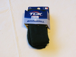 TCK Baseball Socks OBY S W 4-7 M 3-6 unisex dark green half cushoined foot - £8.22 GBP