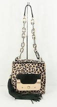 Diane Von Furstenberg Harper Bon Bon Leopard Pony Hair Leather Bag NWT $695 - £193.45 GBP