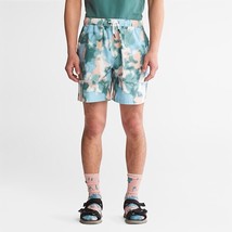 Timberland Men&#39;s Organic Cotton Stretch  Summer AOP Shorts Multicolor-XL - $29.94