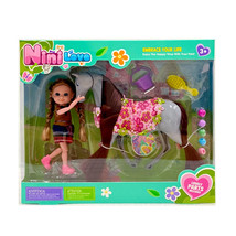 Lovely Girl Doll Set with Pony and Accessories - £23.49 GBP