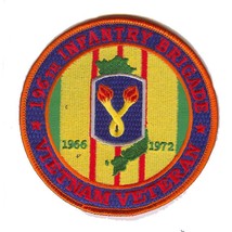 ARMY 196TH INFANTRY  BRIGADE VIETNAM VETERAN  4&quot; EMBROIDERED MILITARY PATCH - £23.53 GBP