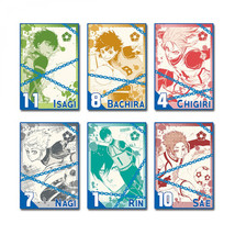 Blue Lock Character Colorful Sticker Set 5&quot;X7&quot; Blue - £8.76 GBP