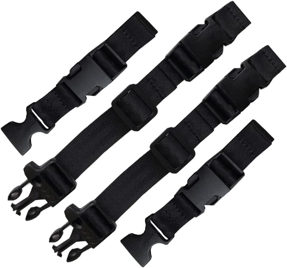 Black Hdhyk 2 Pack Nylon Universal Backpack Sternum Strap-3/4 Inch Webbi... - $29.99