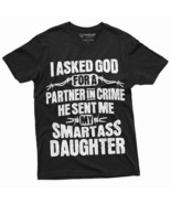 Men&#39;S Father&#39;S Day Partner in Crime Smart Daughter T-Shirt | Birthday Gi... - €28,75 EUR