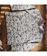 Vintage No Boundaries Jacket Mens L Duck Camo Corduroy BarnChore Full Zi... - $73.87 MXN