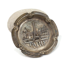 Vintage French Paris trinket dish or ashtray France Eiffel Tower souvenir decor - £15.22 GBP