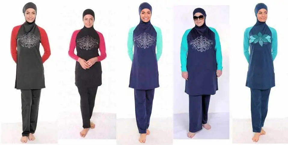 Sporting Muslim Swimsuit Women Muslim Swimwear Islamic Swimsuit  clothing Tankin - £62.33 GBP