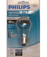 Philips 40 Watt Clear 120 Volt Medium Base Appliance Lamp Bulb - $3.99