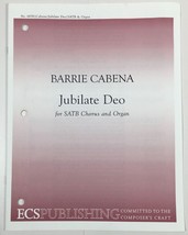 Barrie Cabena Jubilate Deo SATB Choral Chorus Organ Sheet Music ECS Publ... - £5.36 GBP