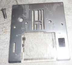 Sears Kenmore 385.17628890 Free Arm Throat Plate w/Screw &amp; Plastic Cover - $20.00