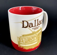 Starbucks Coffee Global Icon City Collector Series DALLAS Soccer Mug Cup... - £17.06 GBP