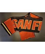 San Francisco 49ERS Big Logo Reversible NFL Licensed Scarf by Reebok - £23.21 GBP