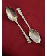 (2) Vtg Sovereign Silverplate (1939) Teaspoons Wm Rogers Intl Silver - $11.07
