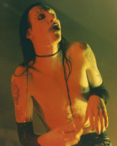 Marilyn Manson bare chested pose in concert 16x20 Poster - £15.62 GBP
