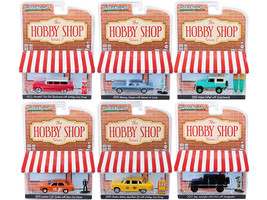 &quot;The Hobby Shop&quot; Set of 6 pieces Series 7 1/64 Diecast Model Cars by Greenlight - £47.15 GBP