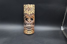 Polynesian Style Carved Painted Hanging Mask Turtle Island Vibe 12” - $15.00