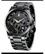BENYAR by SAPPHERO Men Watch Waterproof 100M Quartz Chrono Date, Black2,... - $60.91 CAD