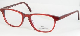 William Morris Wills 41 C2 Red Crystal Glitter Eyeglasses Glasses 48-17-130mm - $91.91